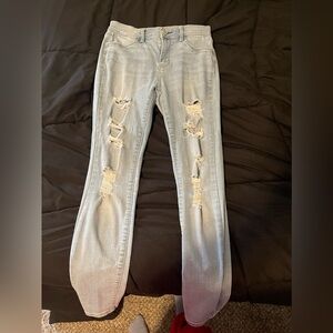 Pacsun distressed Women's 'super stretch jeggings' Jeans